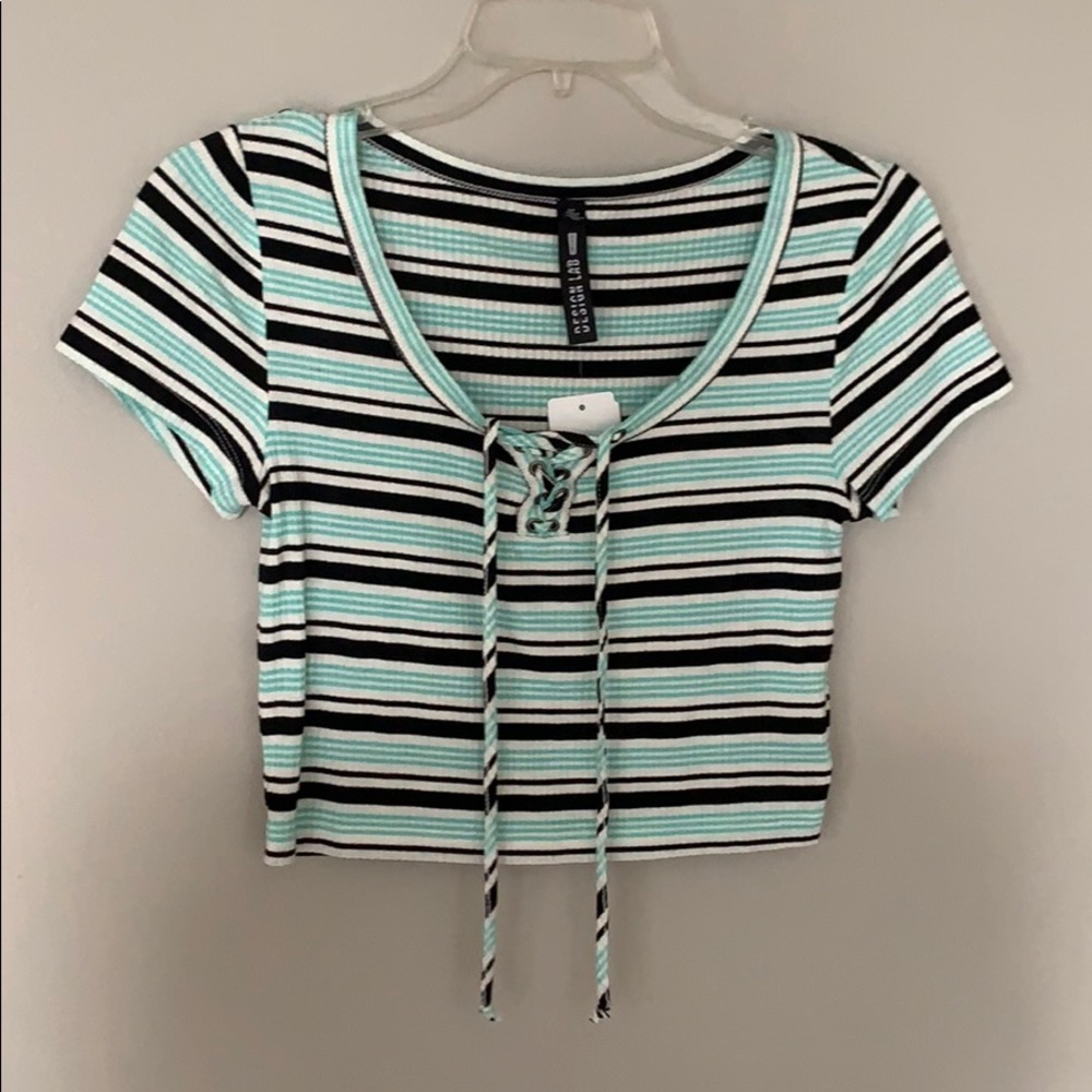 Striped Crop Top